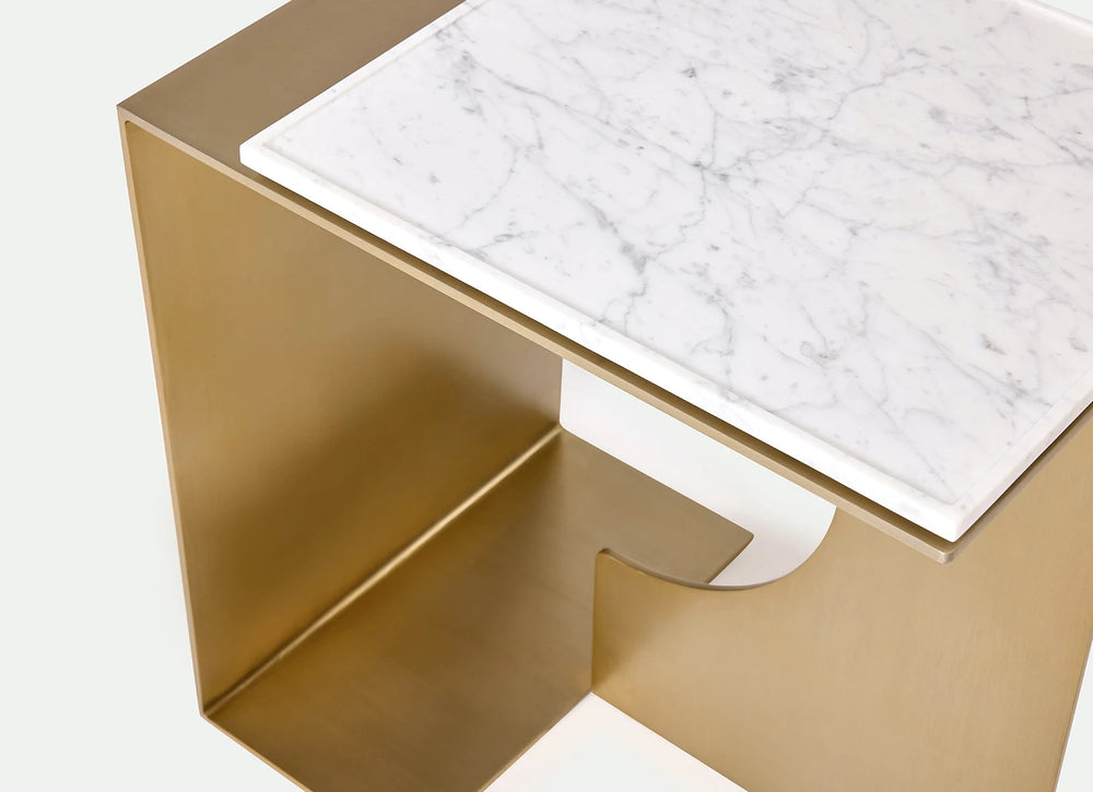Gold/White Marble